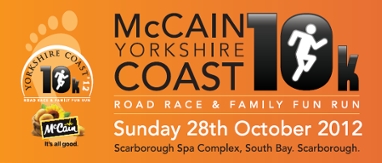 McCain Yorkshire Coast 10K road race & Family Fun Run.