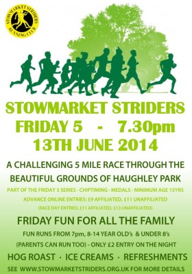 Stowmarket Striders Friday 5