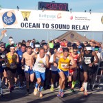 The start of the 2014 Bethpage Ocean to Sound Relay