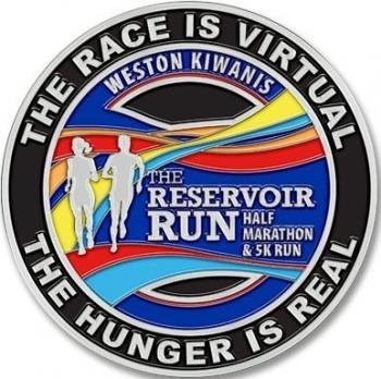 The Virtual Reservoir Half Marathon and 5K Runs October 17th through October 25th 2020