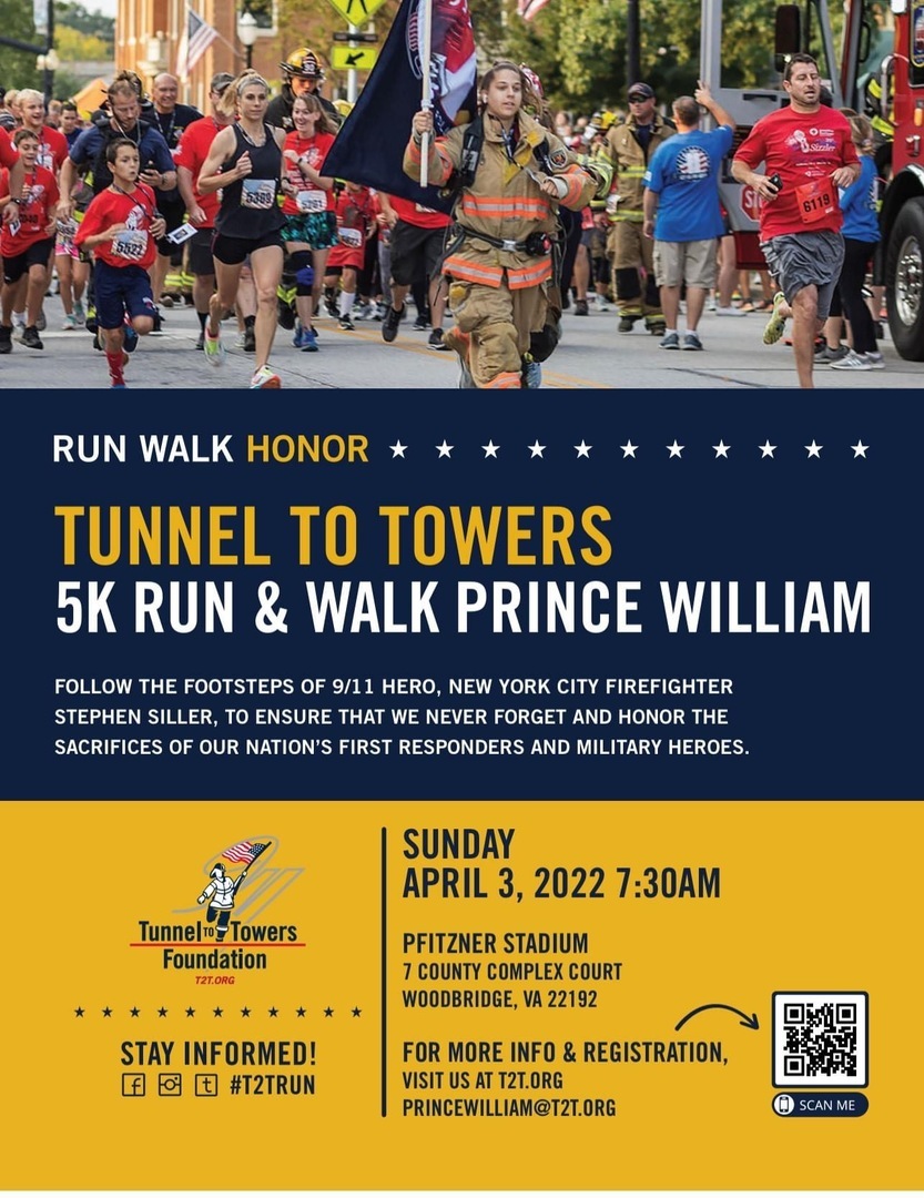 5K Race ARCHIVED RACE Tunnel to Towers Prince William 5k Run and Walk