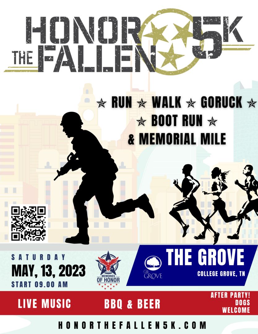 5K Race Honor The Fallen 5K + Memorial Mile + GORUCK 6200 Wildings