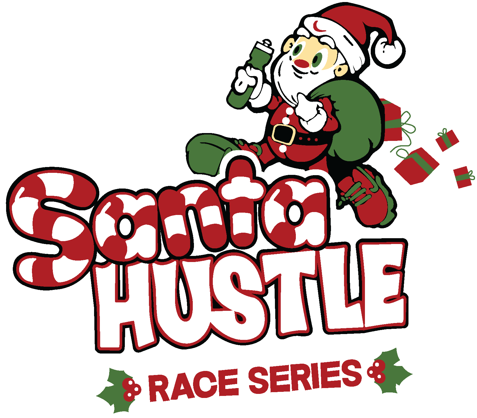 5K, Half Marathon, Kids Race Santa Hustle Arizona Half Marathon, 5K