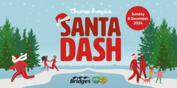 Santa Dash for Thames Hospice