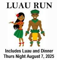 Luau Run Half Marathon, 10K, 5K